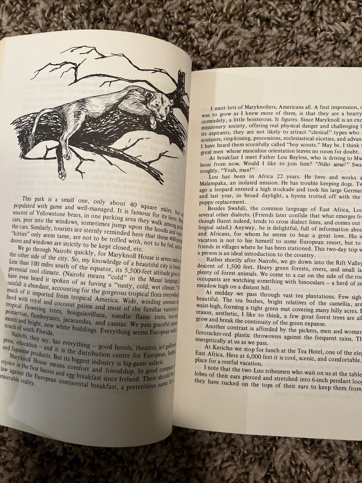 McCown, S. J.  ELEPHANTS HAVE THE RIGHT OF WAY  1st Edition First Printing 1974