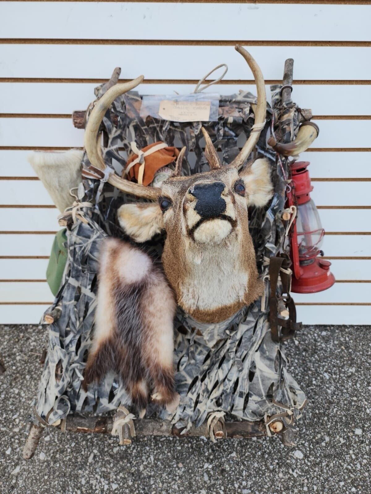 Whitetail Pack Out Back Pack Mount Taxidermy | Skin Pelt