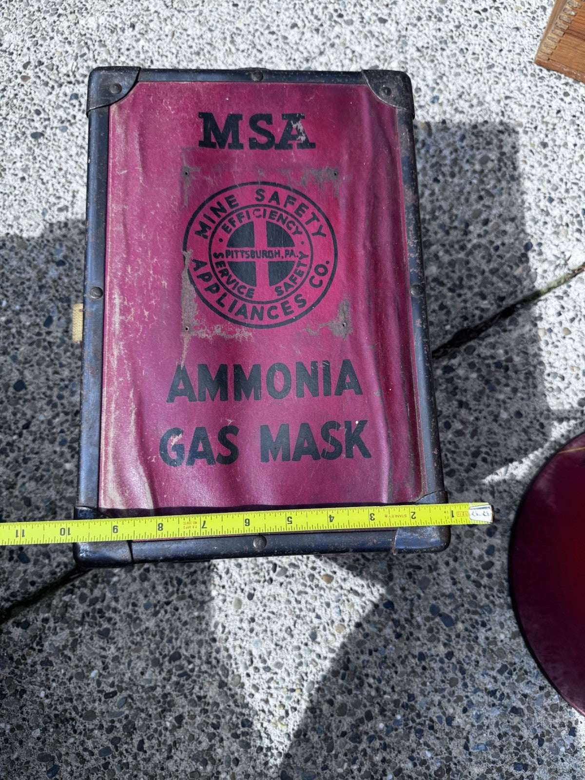 Vintage MSA Industrial Gas Mask Antique