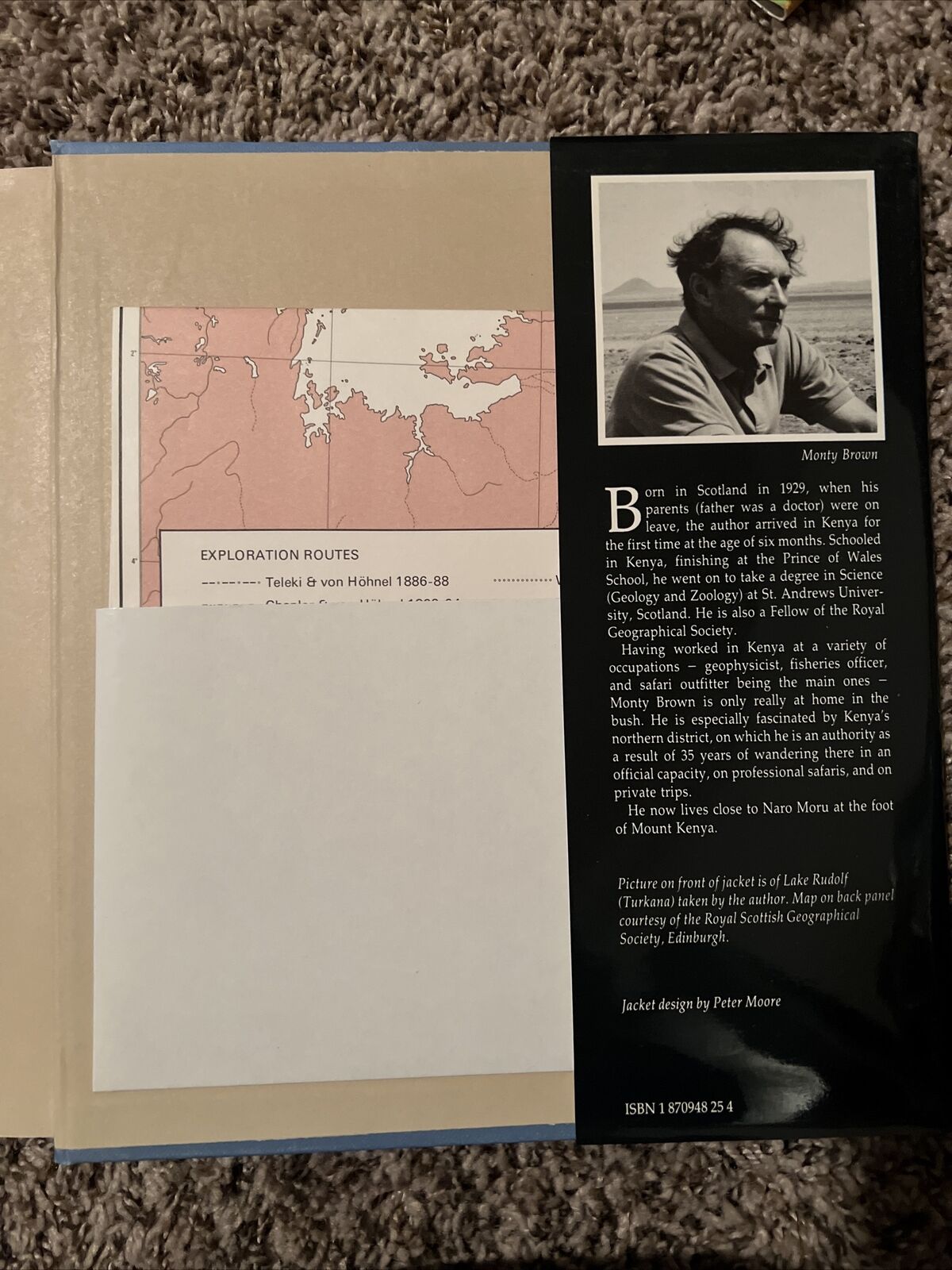 WHERE GIANTS TROD: THE SAGA OF KENYA'S DESERT LAKE By Monty Brown - Hardcover
