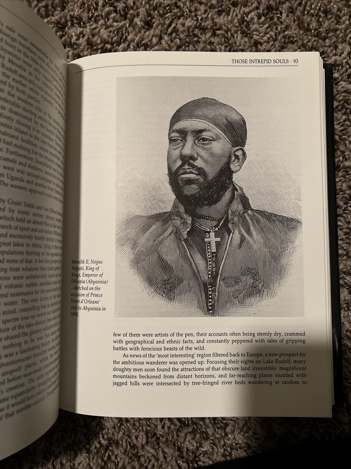 WHERE GIANTS TROD: THE SAGA OF KENYA'S DESERT LAKE By Monty Brown - Hardcover